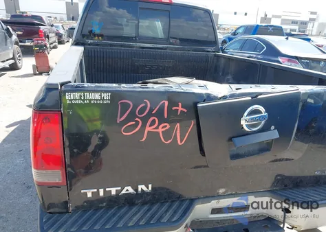 2010 Nissan Titan Xe из США, поврежденный, VIN 1N6BA0CH9AN305179